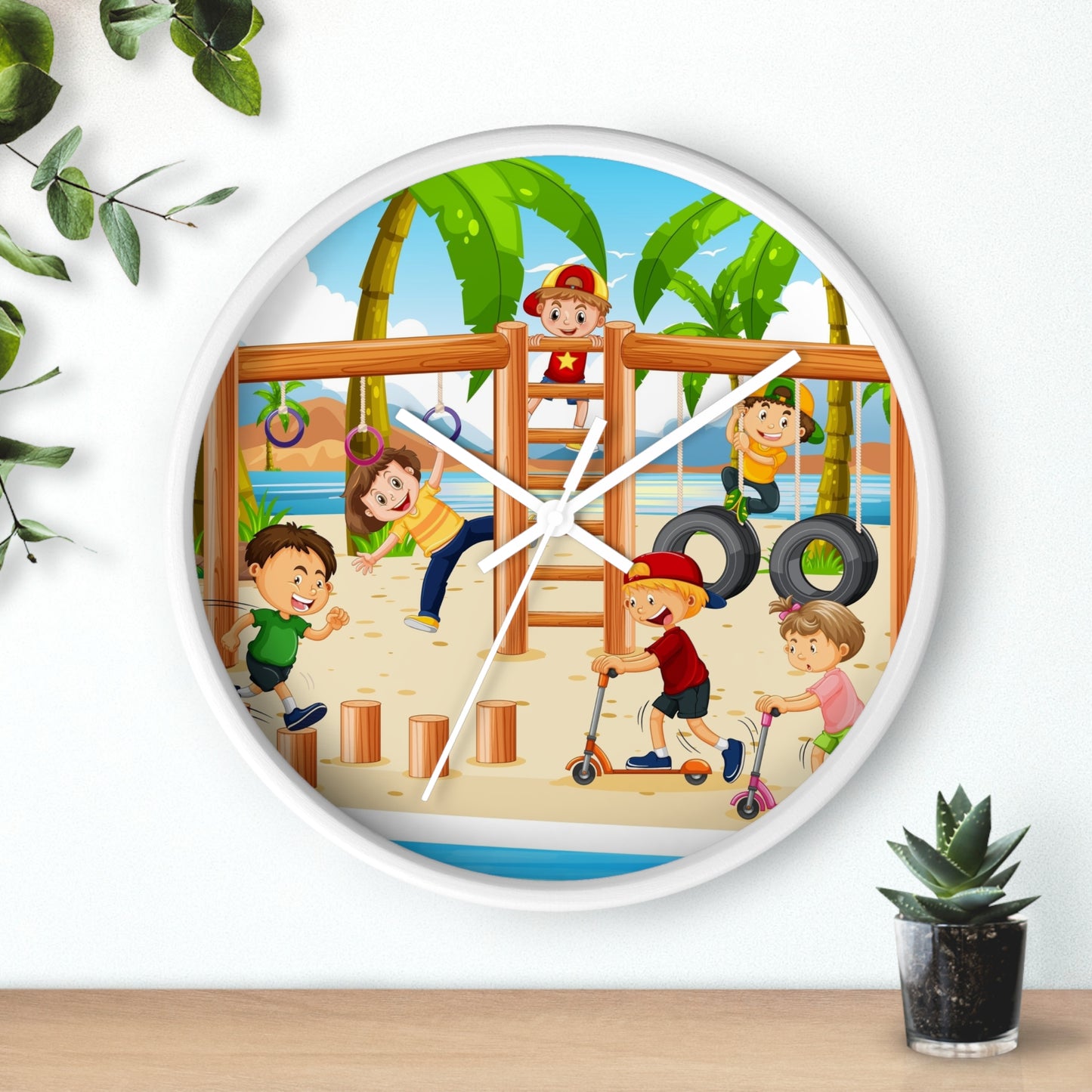 Playtime Paradise Wall Clock